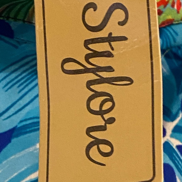 Stylore Sz 3X Tropical Print Top NWT😊😊 - Picture 8 of 11